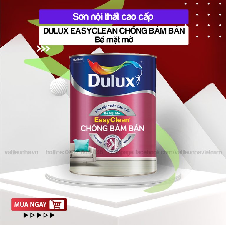 Sơn Nội Thất Dulux EasyClean Chống Bám Bẩn